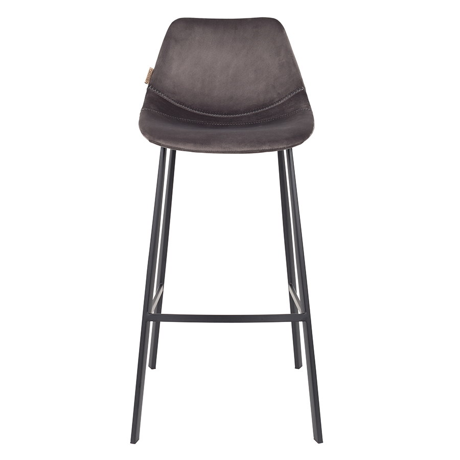 Стул барный Franky серый Dutchbone 1500070 - Вид №5