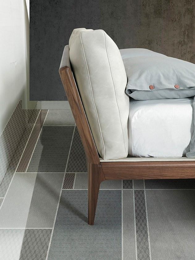 Oliver B. Двуспальная кровать из массива дерева с мягким изголовьем Oliver b. casa sun-id-1419175 - Вид №2