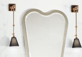 Gentry Home Клэр Mirrored frame Прозрачный розовый GH100239  - Вид №1