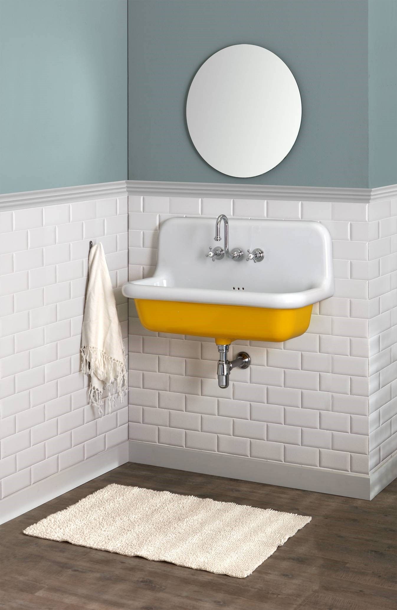 Керамическая прямоугольная подвесная раковина BLEU PROVENCE TrueColors ARCH-00092384 - Вид №1