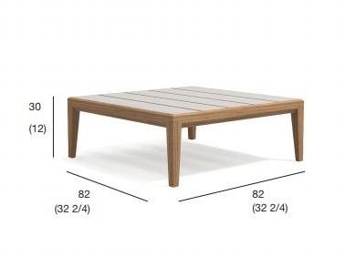RODA Низкий садовый стол из керамогранита Teka sun-id-1428508 - Вид №3