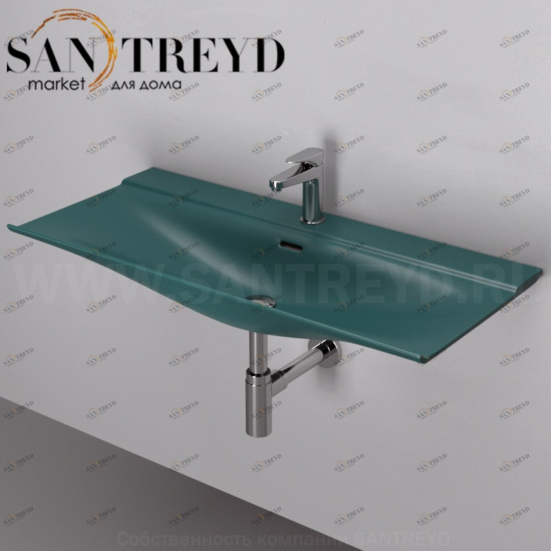 THL00243 Подвесная раковина настенная прямоугольная ArtCeram TheOne