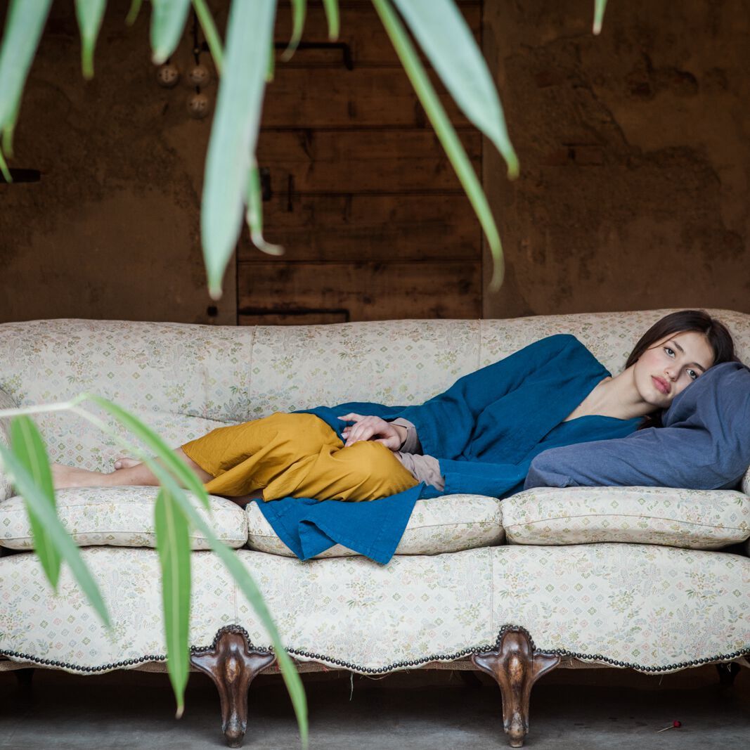 Льняной халат Once Milano Plain Linen ARCH-00041606 - Вид №1