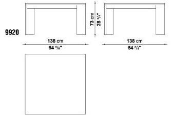 Maxalto Прямоугольный деревянный стол Alceo sun-id-1411638 - Вид №2