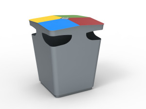 Стальная корзина для мусора для утилизации отходов