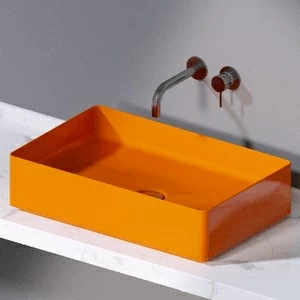 L620114 Накладная раковина на столешницу  прямоугольная A. e T. Italia Fly