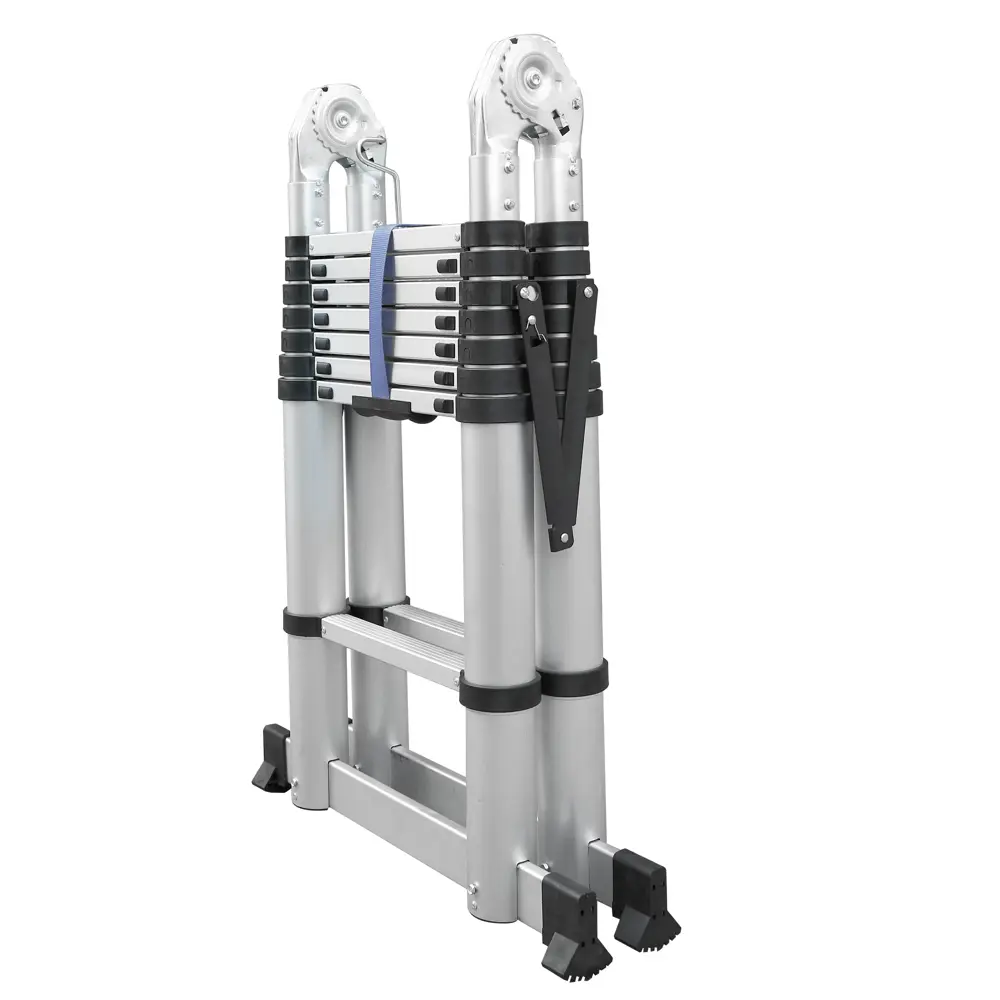 Тел. алюминиевая лестница 2x8 DILWIS STLM-2141081 - Вид №3