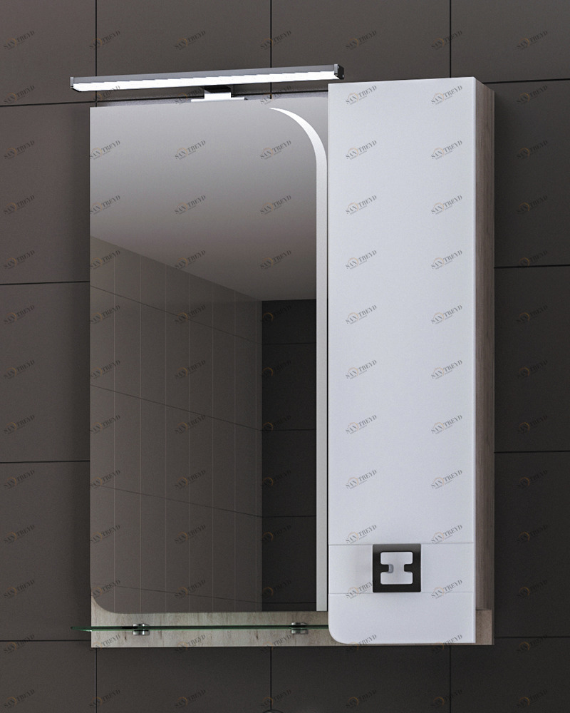 Зеркало Bruno 600 кантри600⨉150⨉700 мм кантри VIGO sun-id-664541