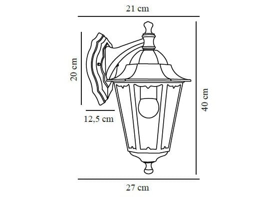 Алюминиевый настенный светильник Nordlux Кардифф ARCH-00021632 - Вид №1