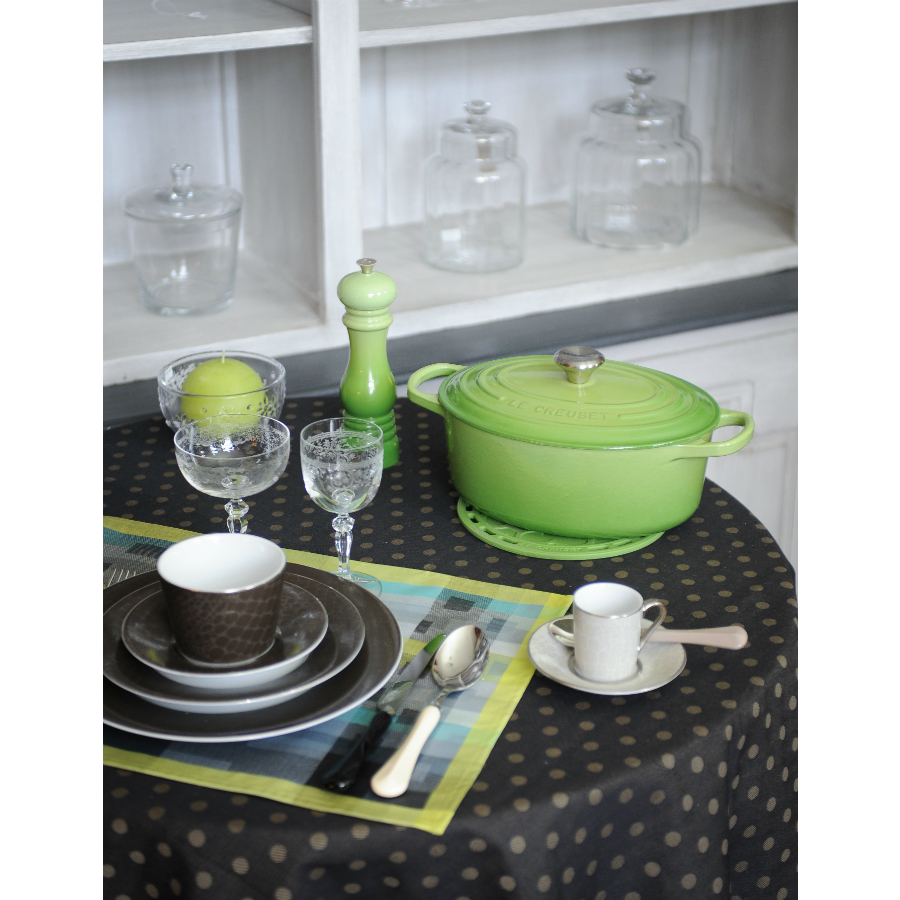 Утятница чугунная Le Creuset, Ø29 см, зеленая 21178294262430 - Вид №1