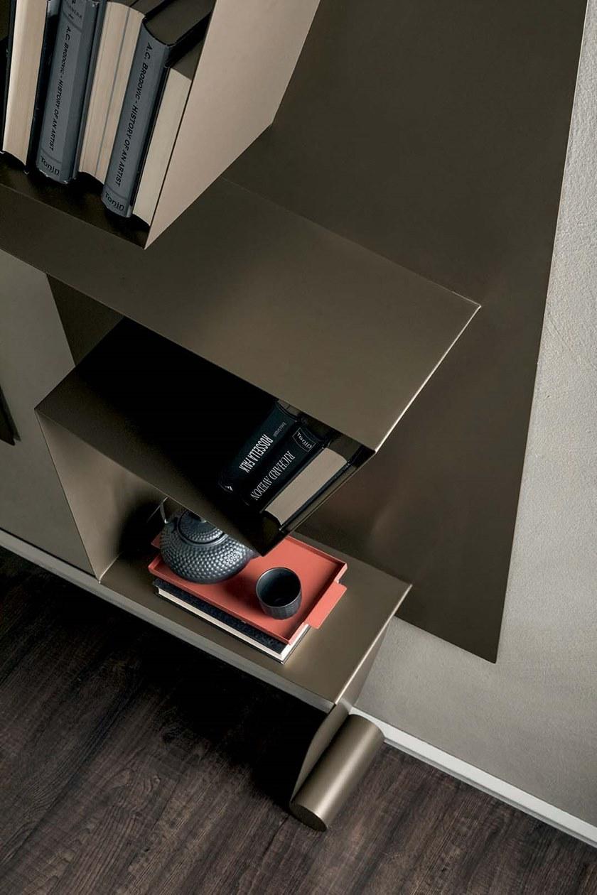 Tonin Casa Настенный книжный шкаф из лакированного металла  T6481  - Вид №2