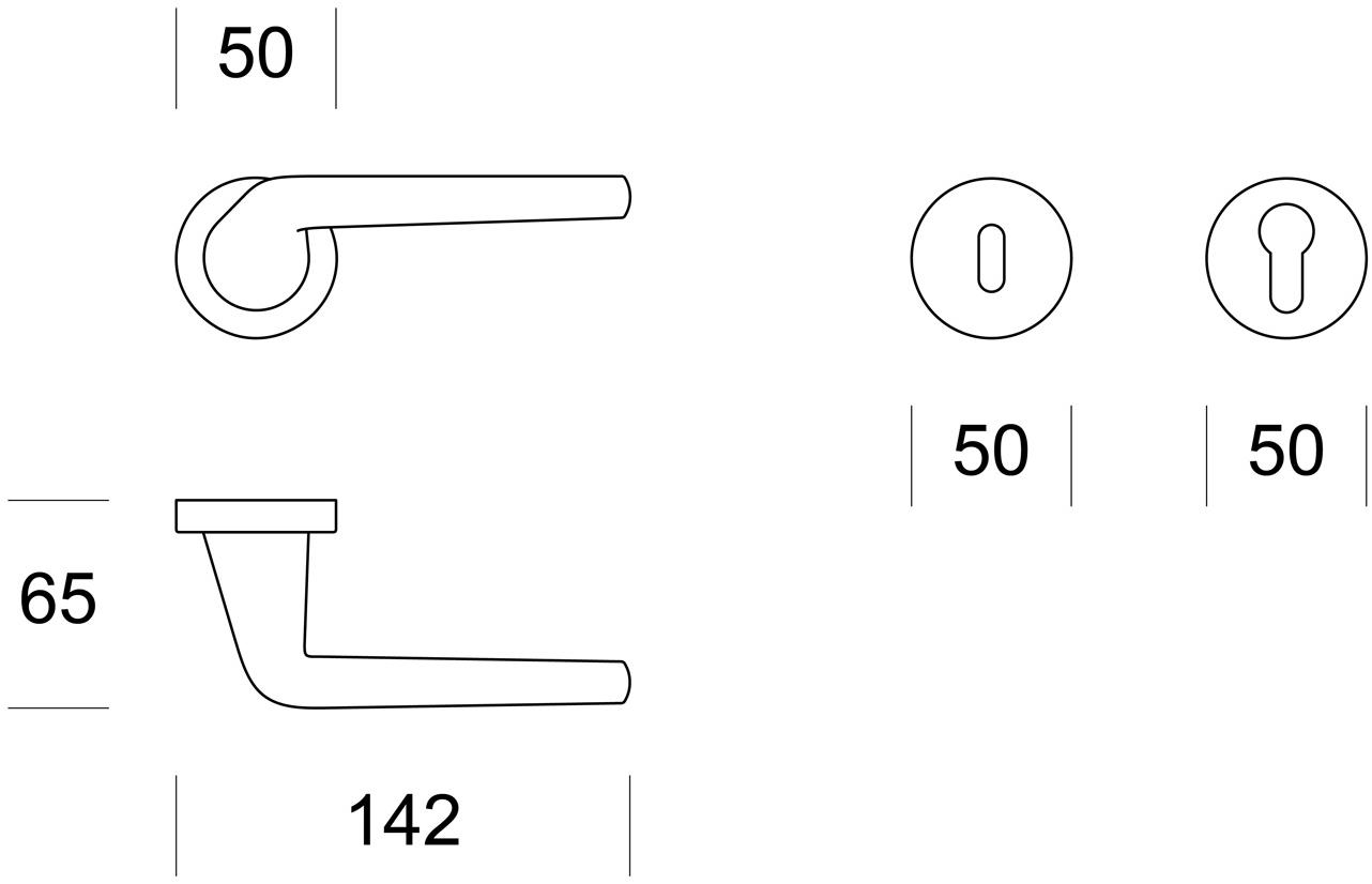 Ento Ручка на розе Lift 6185 - Вид №3