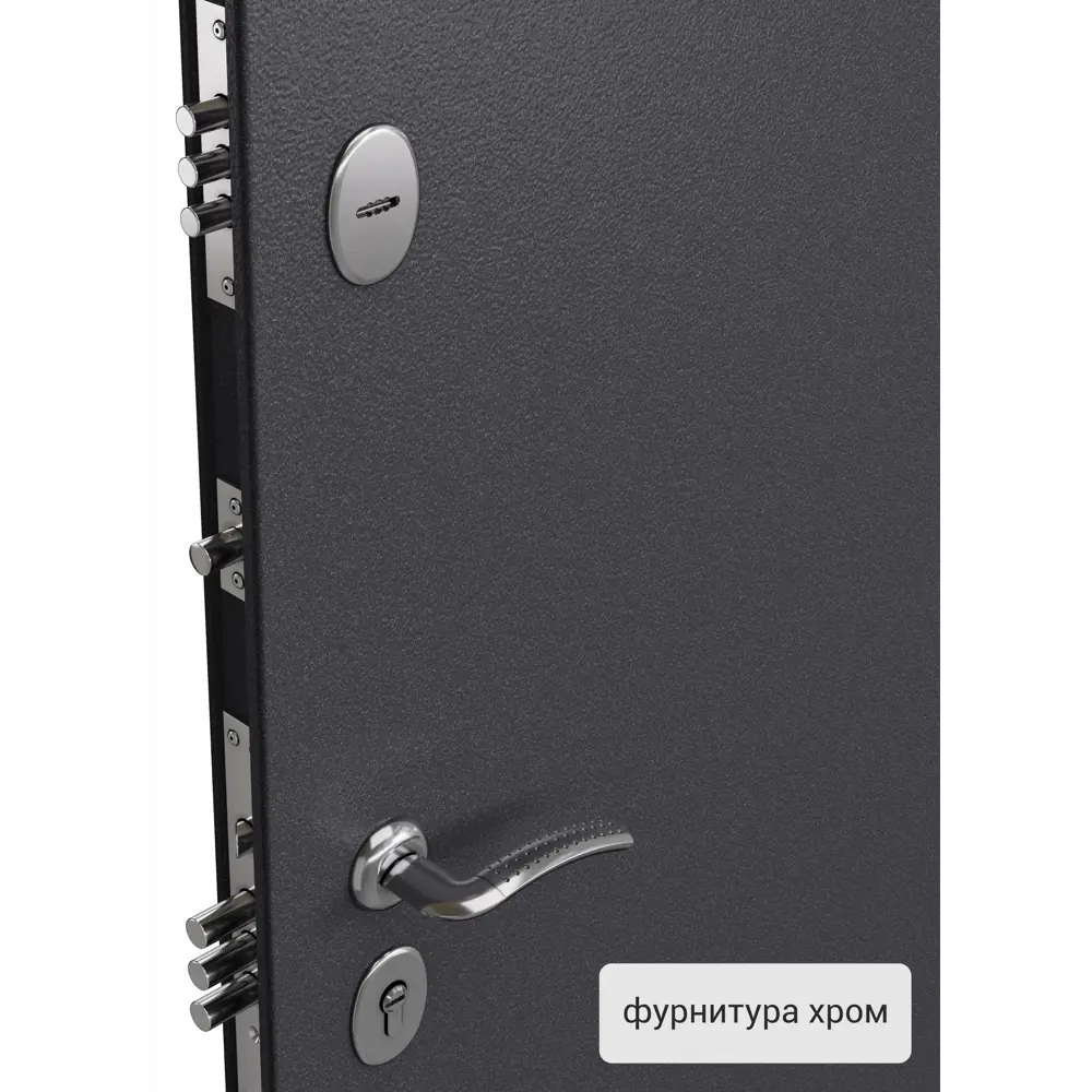 Дверь входная металлическая Страйд Linea 950 мм левая цвет серый TOREX STLM-2112276 - Вид №2