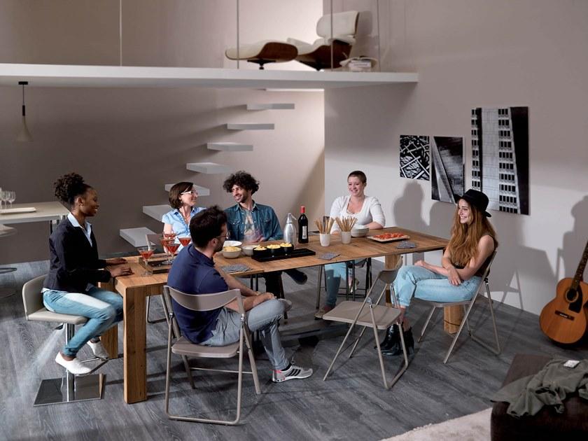 Ozzio Italia Выдвижная консоль из дерева  T021  - Вид №4