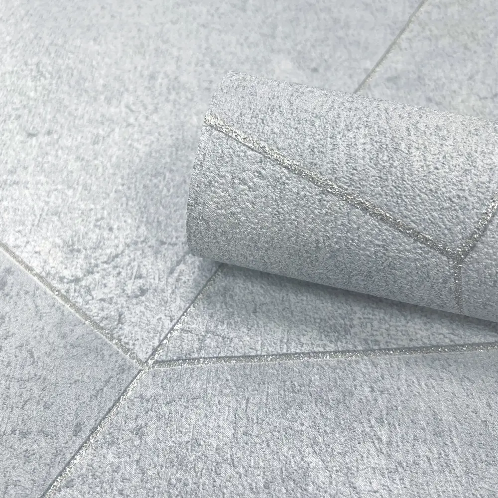 Erismann Aksioma: флизелиновые обои светло-серые с геометрическим узором 89404417 STLM-1566528 - Вид №1