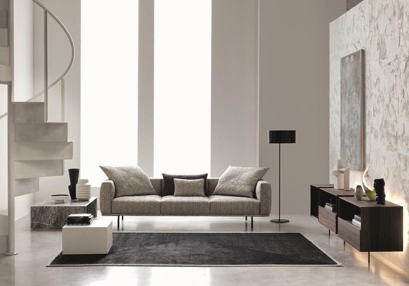 Flou 3-х местный тканевый диван со съемным чехлом Binario sun-id-1443220 - Вид №3