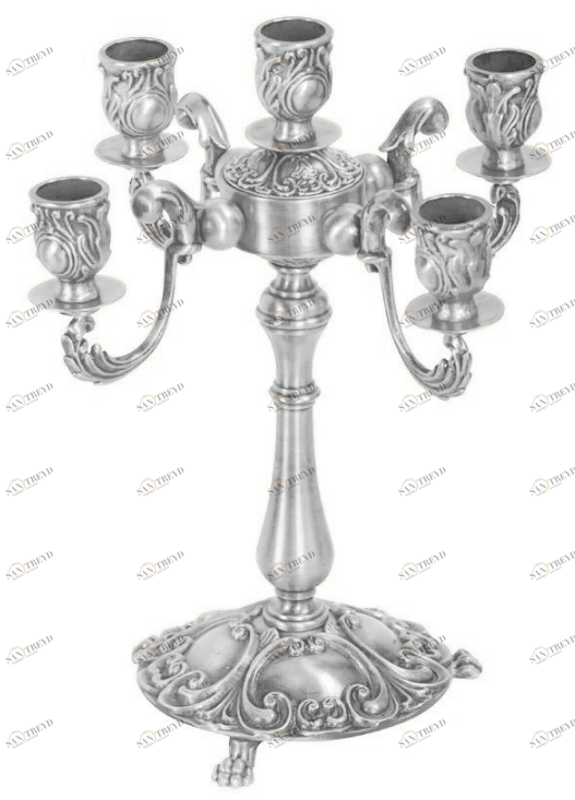 Канделябр на 5 свеч MIGLIORE Complementi ML.COM-50.155.CR, цвет хром 