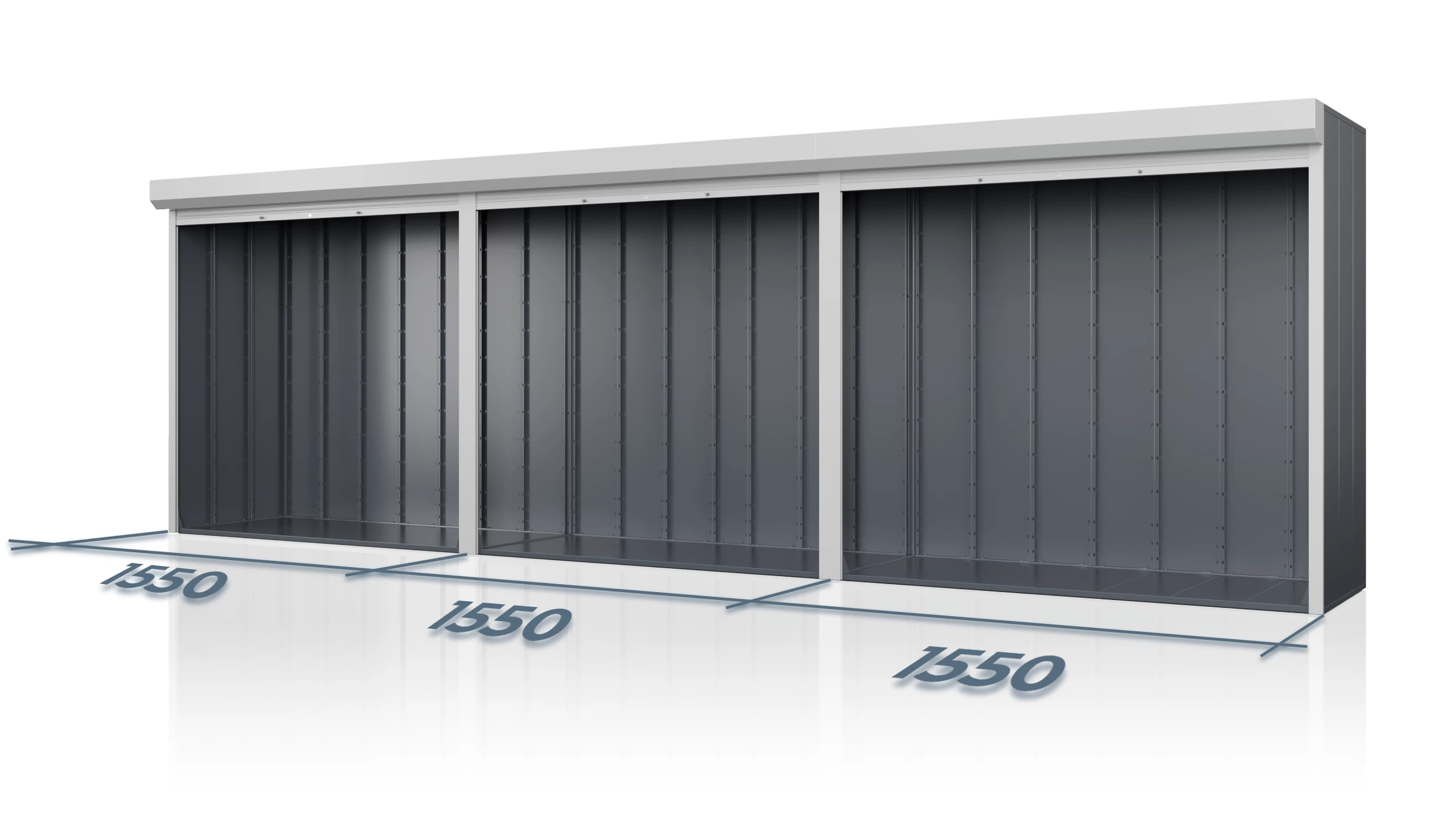 Шкаф для паркинга 1700х4650х900 Верстакофф RC-3.026 - Вид №1