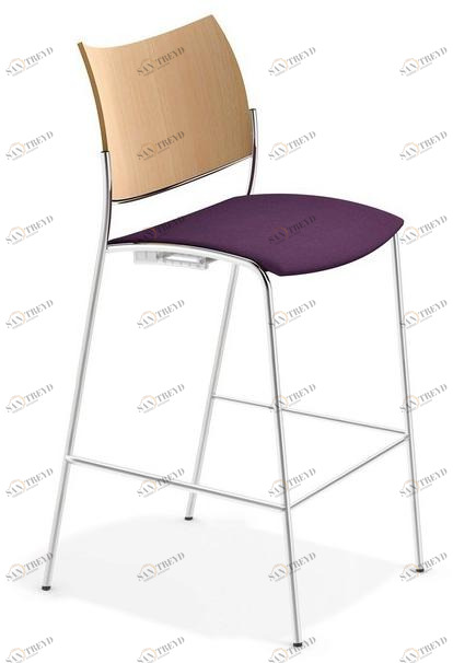 Casala Стул с подставкой для ног, обитый тканью Cobra barstool 3279/07