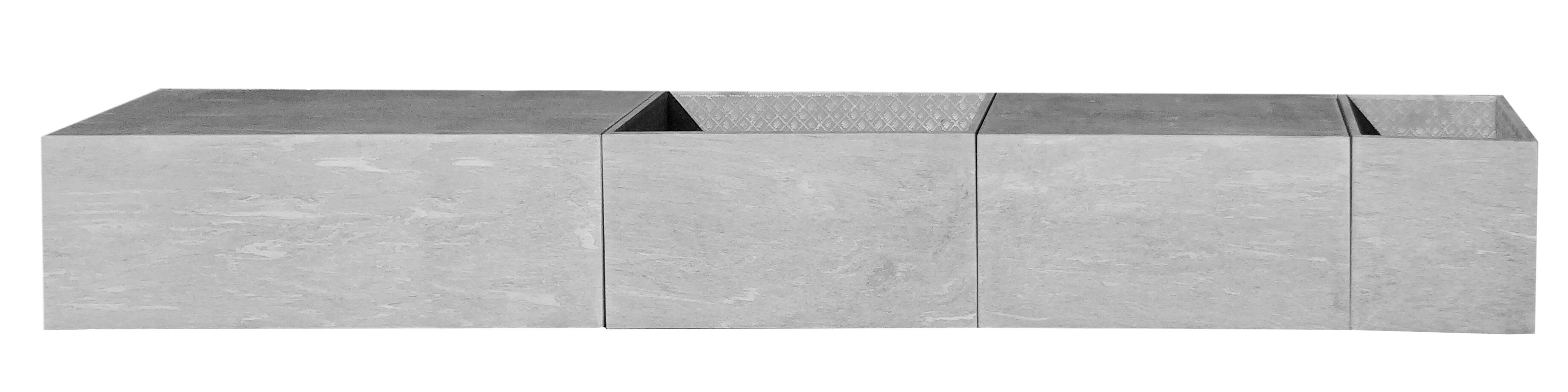 Спеченная каменная скамья со встроенной плантатором PIETRA SINTERIZZATA LONG ISLAND ARCH-00088520 - Вид №2