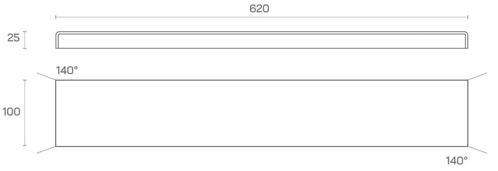 Алюминиевый светодиодный настенный светильник Amarcords Slim ARCH-00050784 - Вид №16
