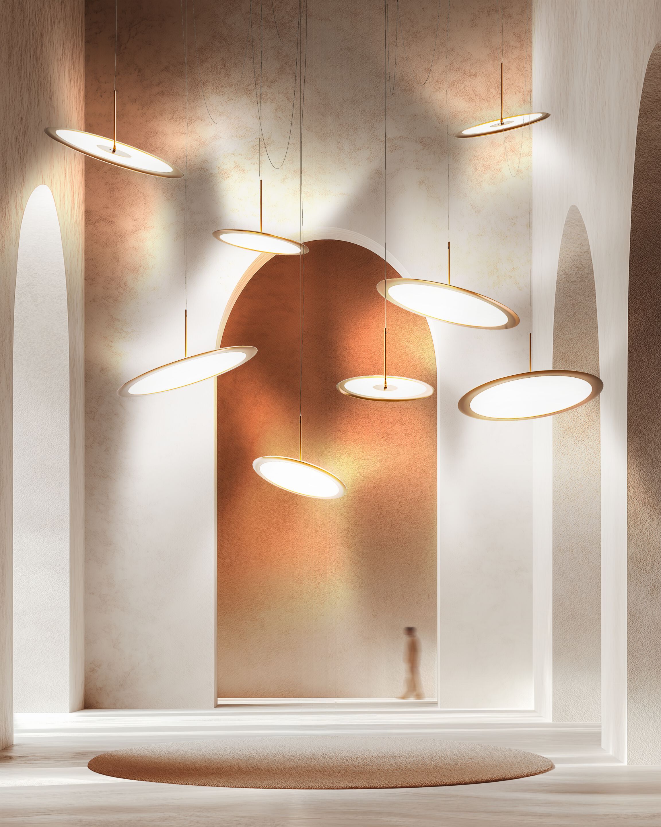 Регулируемая алюминиевая подвесная лампа Martinelli Luce NOURA ARCH-00065547 - Вид №1