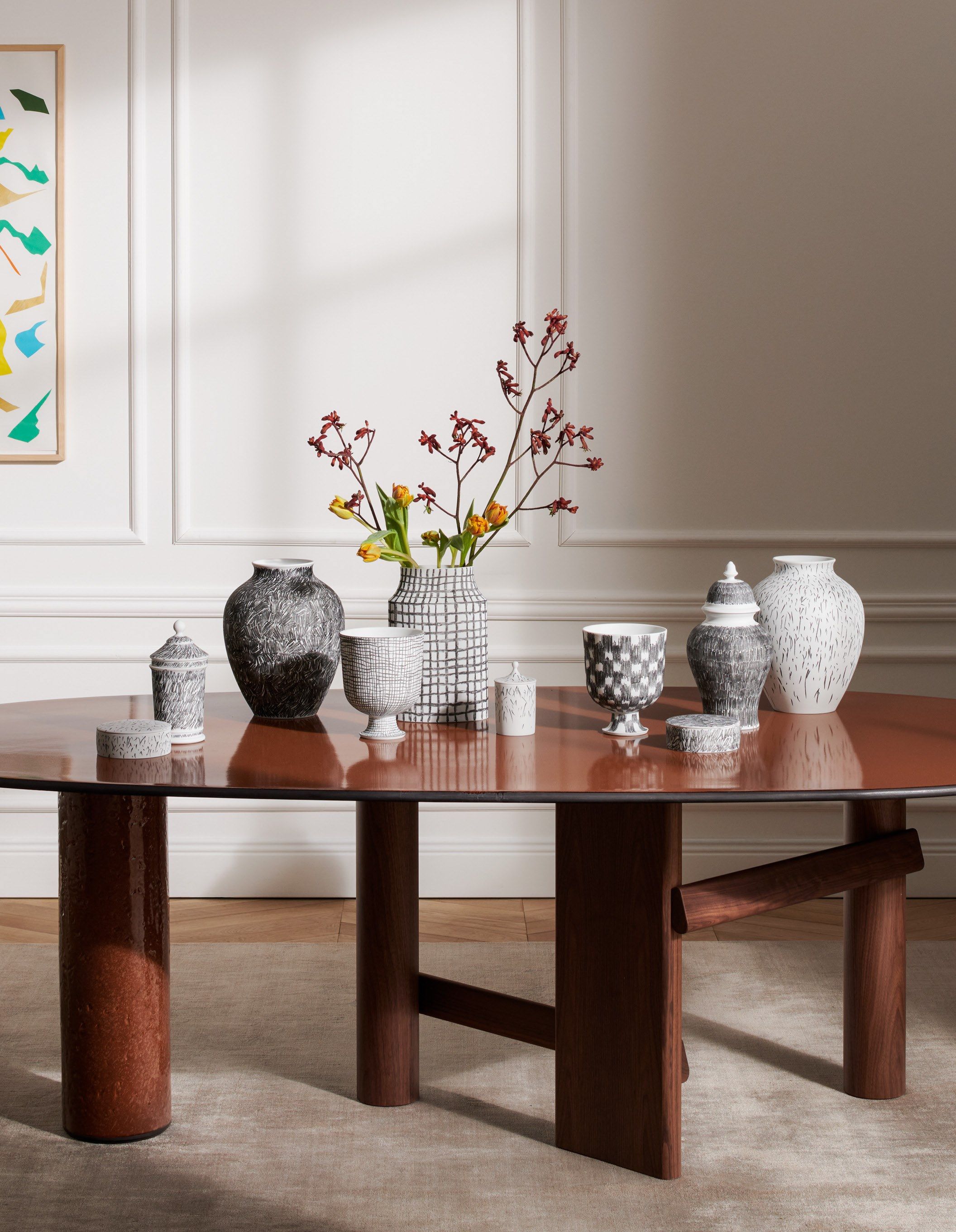 Круглая фарфоровая ваза CASSINA Постскриптум ARCH-00035719 - Вид №5