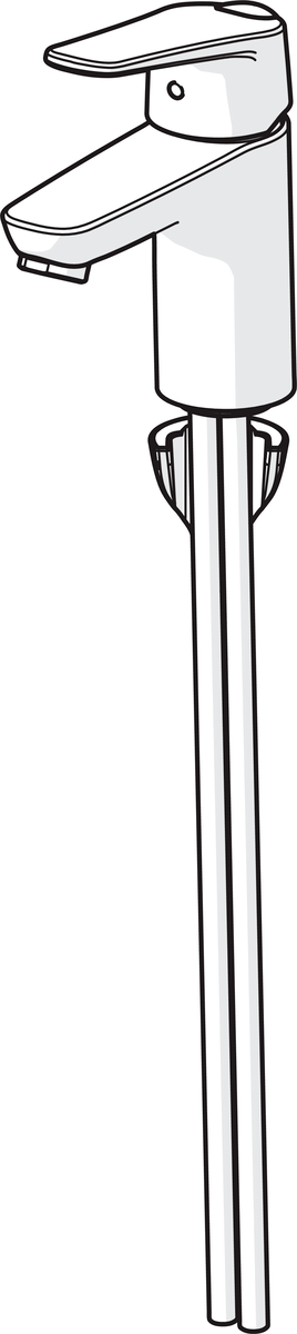 Oras 1810G Смеситель для умывальника 1810G Vega Хром  - Вид №2