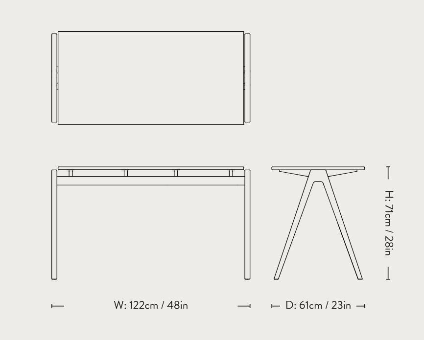 Деревянный стол &Tradition Daystack ARCH-00128849 - Вид №3