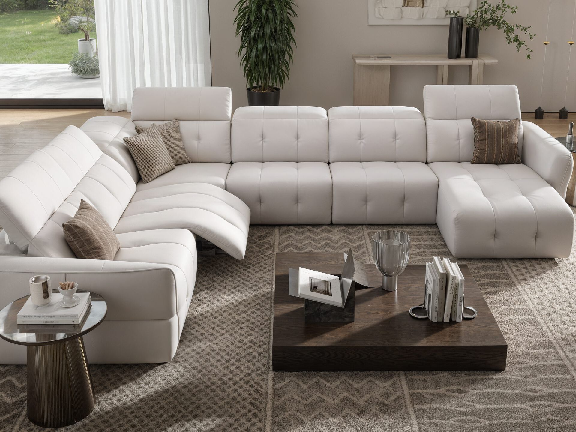 Кожаный угловой диван Sofanella Maranello ARCH-00128964 - Вид №4