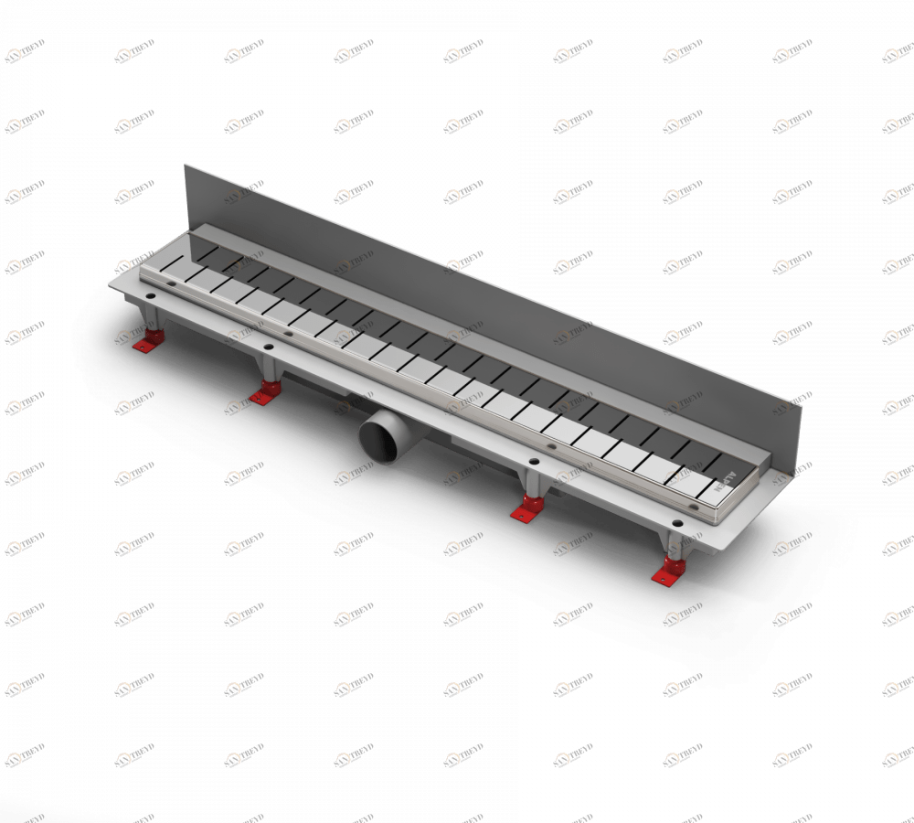 Водоотводящий желоб ALPEN Medium ALP-650MN3 к стене с рамкой 