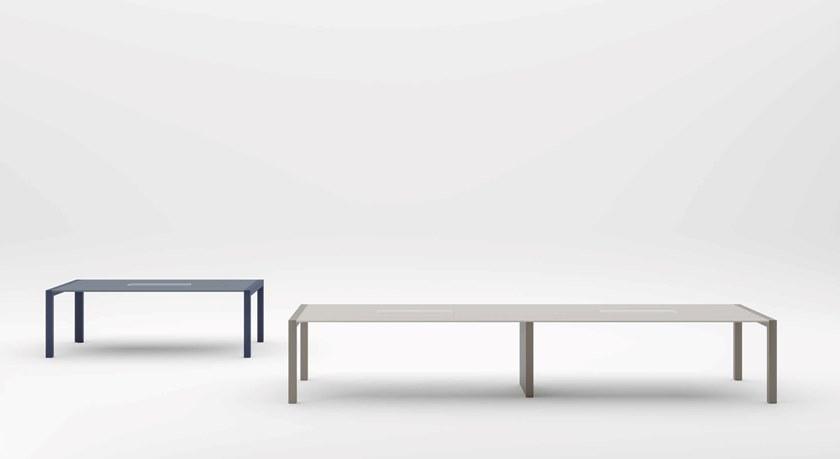 PROF Прямоугольный стол для совещаний с системой управления кабелями Extralight sun-id-1434582 - Вид №1