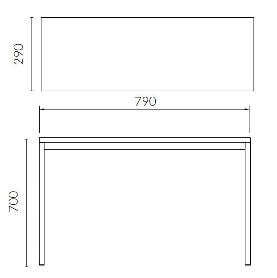 Стальной сервировочный стол ALMA DESIGN ARCH-00057445 - Вид №4