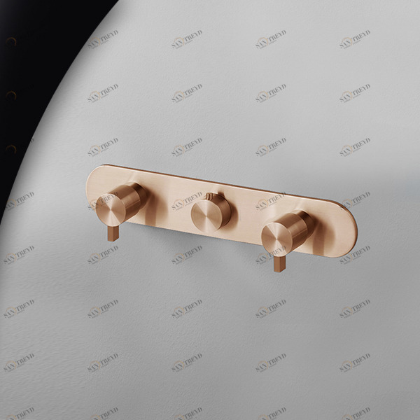 Термостат для душа розовое золото TOOX Radomonte TXQ60R