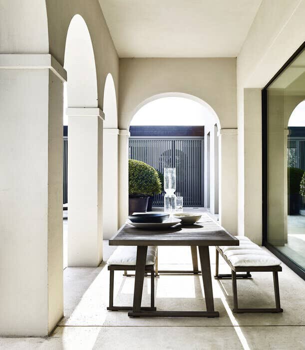 Садовая скамейка из тикового дерева B&B Italia Outdoor Чт ARCH-00017267 - Вид №2