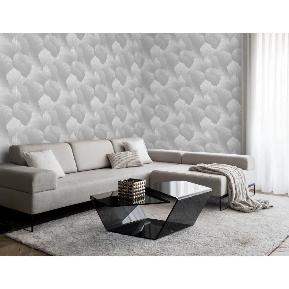 Обои флизелиновые Ateliero Zefir серые 1.06 м At588437 STLM-2115878 - Вид №4