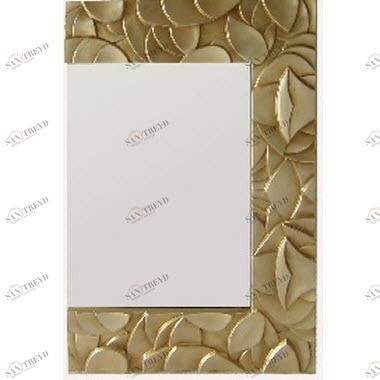 Зеркало прямоугольное настенное латунь Dinan - крайний элемент PUSHA ДИЗАЙНЕРСКИЕ 062539 Латунь 