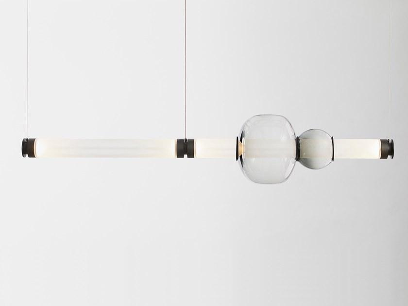 GABRIEL SCOTT Светодиодная подвесная лампа из дутого стекла Luna sun-id-1379457 - Вид №2