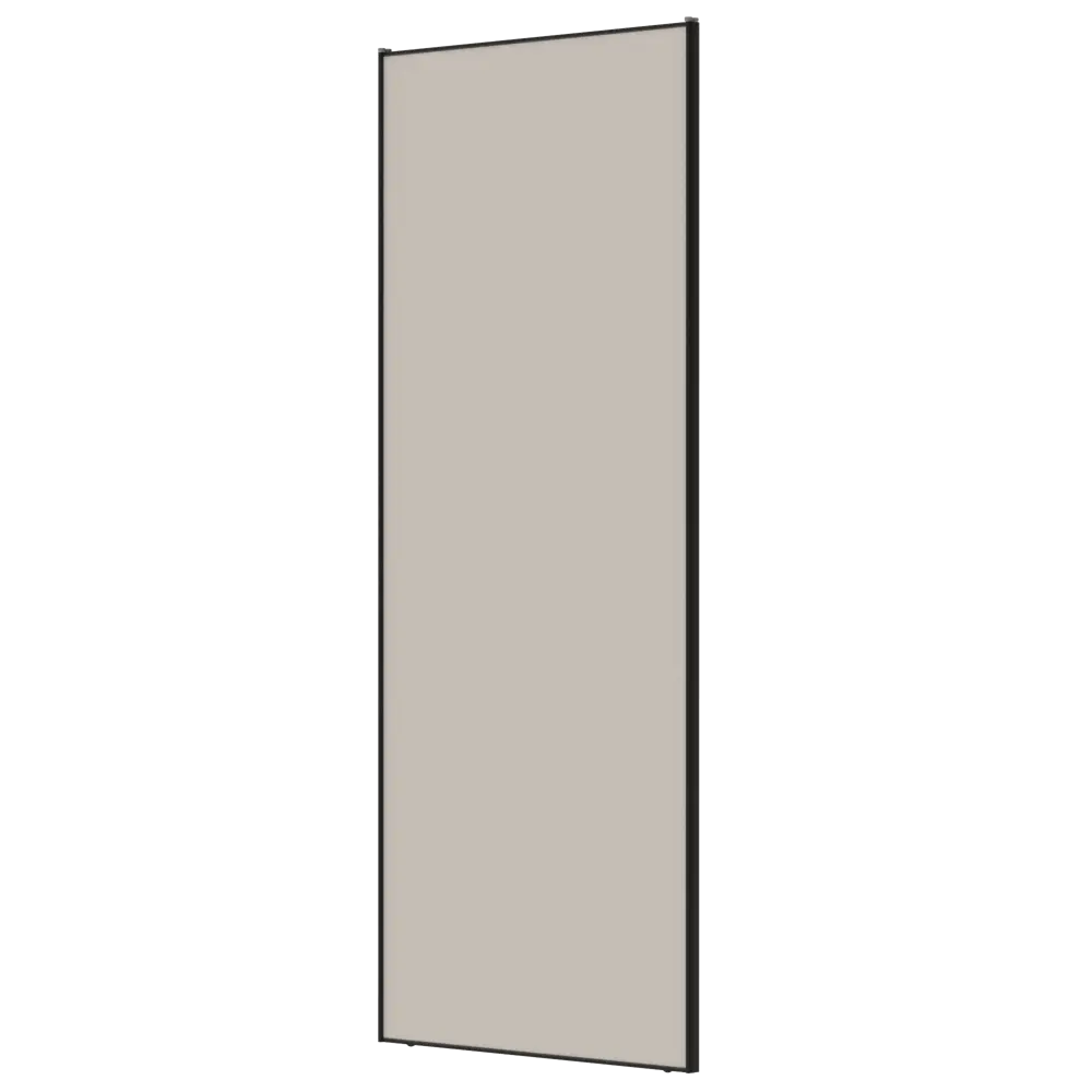 Дверь-купе KONSENSA 225.5x90.4 см МДФ цвет кашемир профиль черный узкий STLM-2168754 - Вид №2