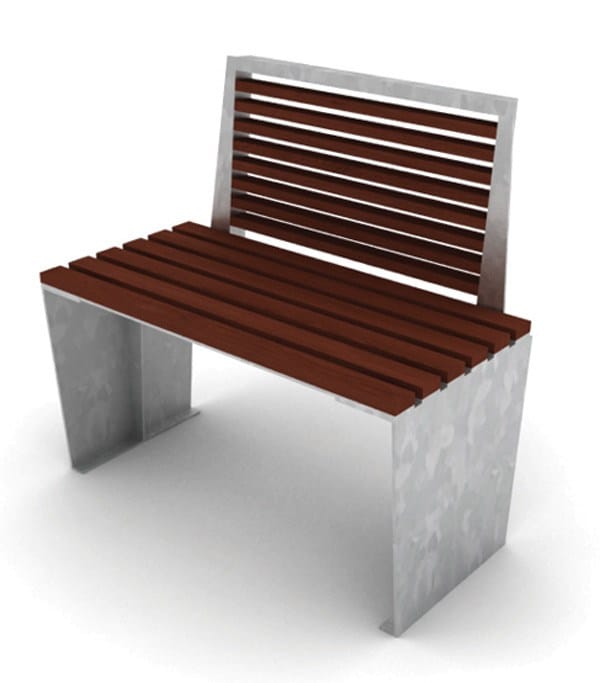 Деревянная и стальная скамья LAB23 Мэрилин ARCH-00104415 - Вид №18