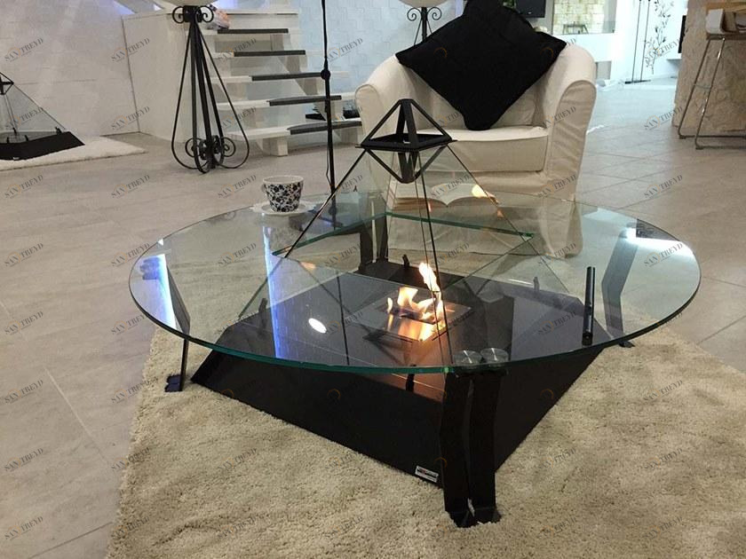 bioKamino Отдельно стоящий камин на биоэтаноле с панорамным остеклением sun-id-1374138