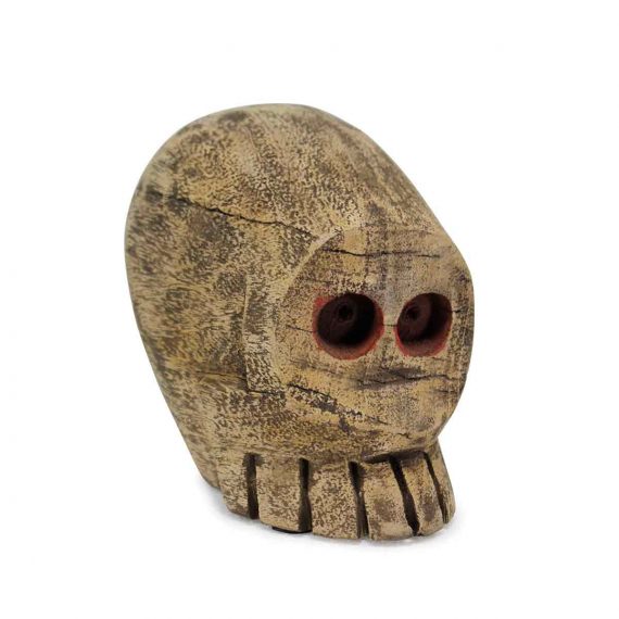 078559 Декоративный деревянный череп Francisco Segarra Santreyd  - Вид №3
