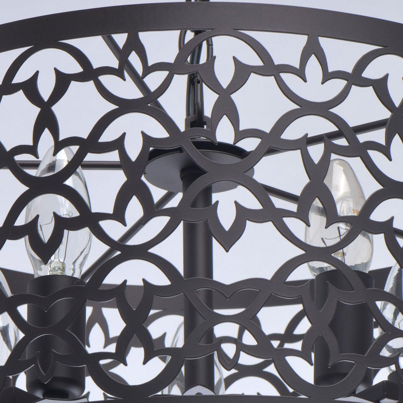 Подвесная люстра MW-Light Замок 249018005 MW-LIGHT ЗАМОК 279670 Коричневый  - Вид №1