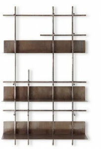 Gallotti&Radice Настенный книжный шкаф из меди