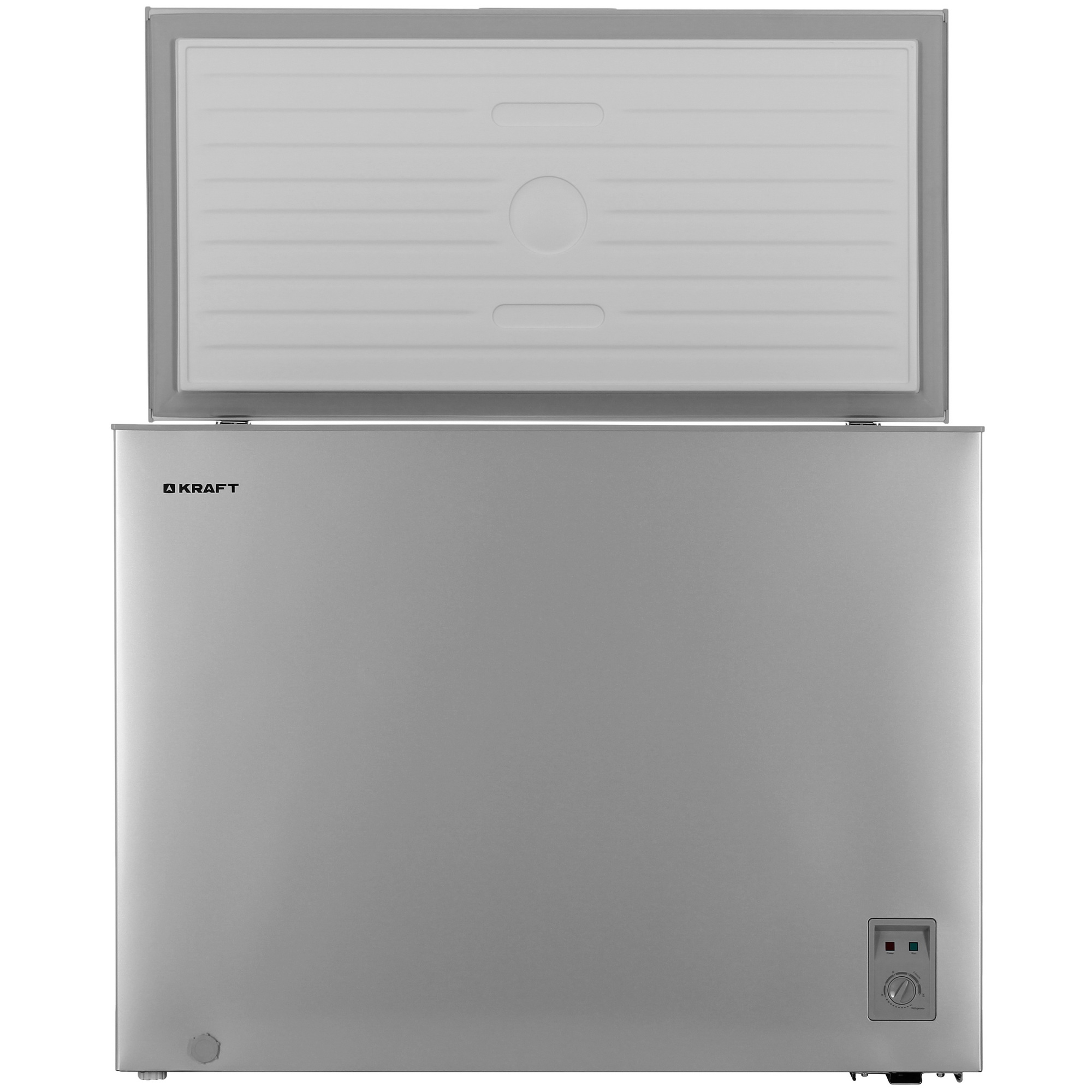 9197564 Морозильный ларь KRAFT BD (W)-280SRX серебристый STDN-0116191 - Вид №1