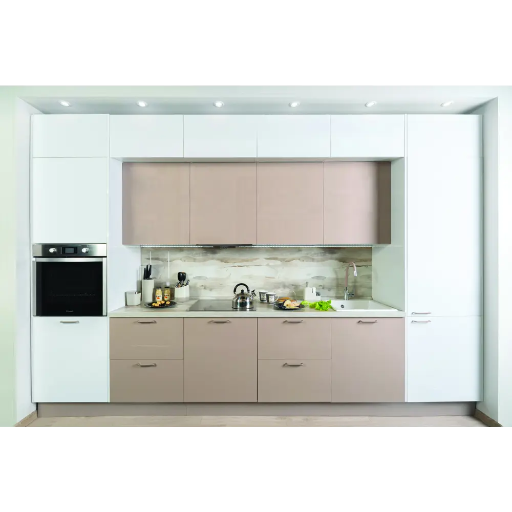 Фасад кухонный DELINIA ID Аша белый глянцевый 59.7x38.1 см 82011159 STLM-0861433 - Вид №6