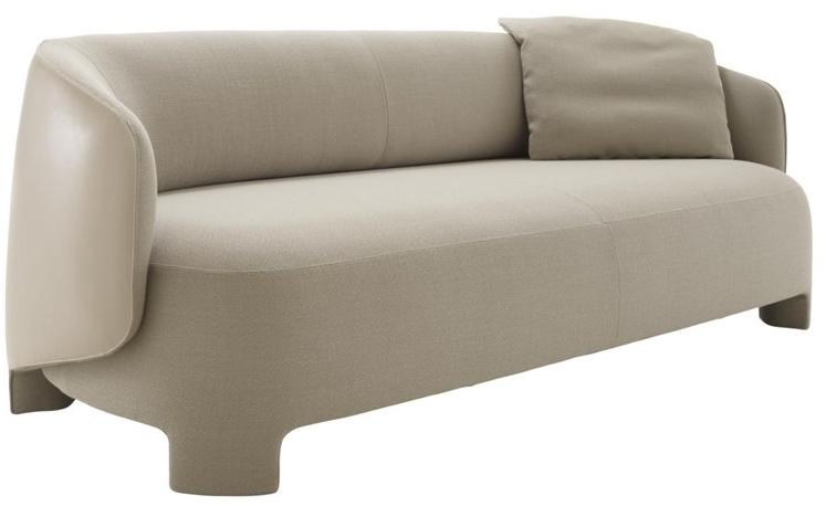 Ligne Roset 3-х местный тканевый диван со съемным чехлом Taru 14300905 - Вид №1