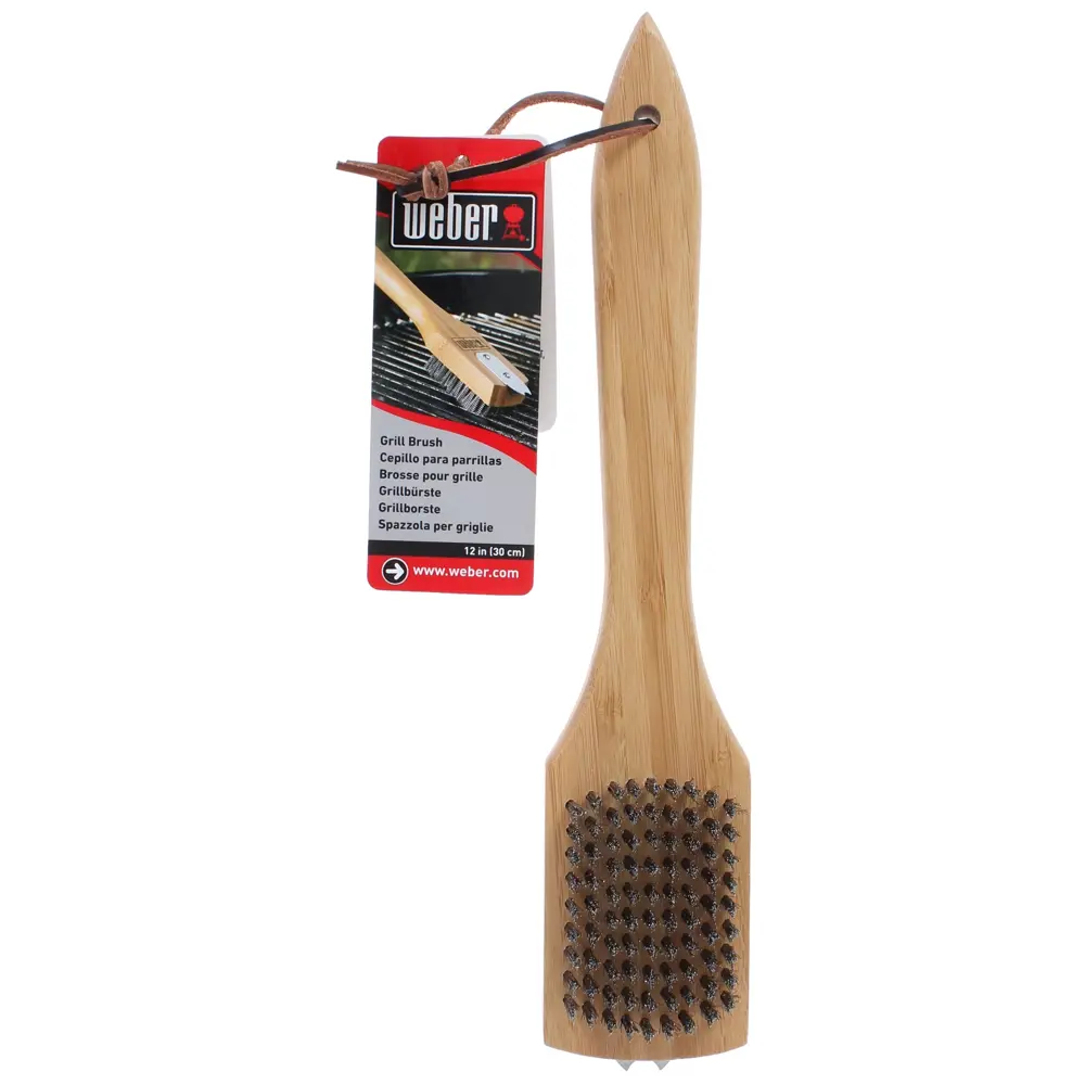 Щётка для чистки гриля Weber 30 см с бамбуковой ручкой 81898576 STLM-2137898  - Вид №2