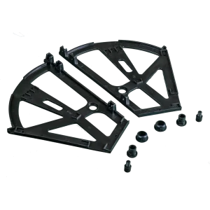 Механизм для обувниц Левша 2 секции пластик цвет черный