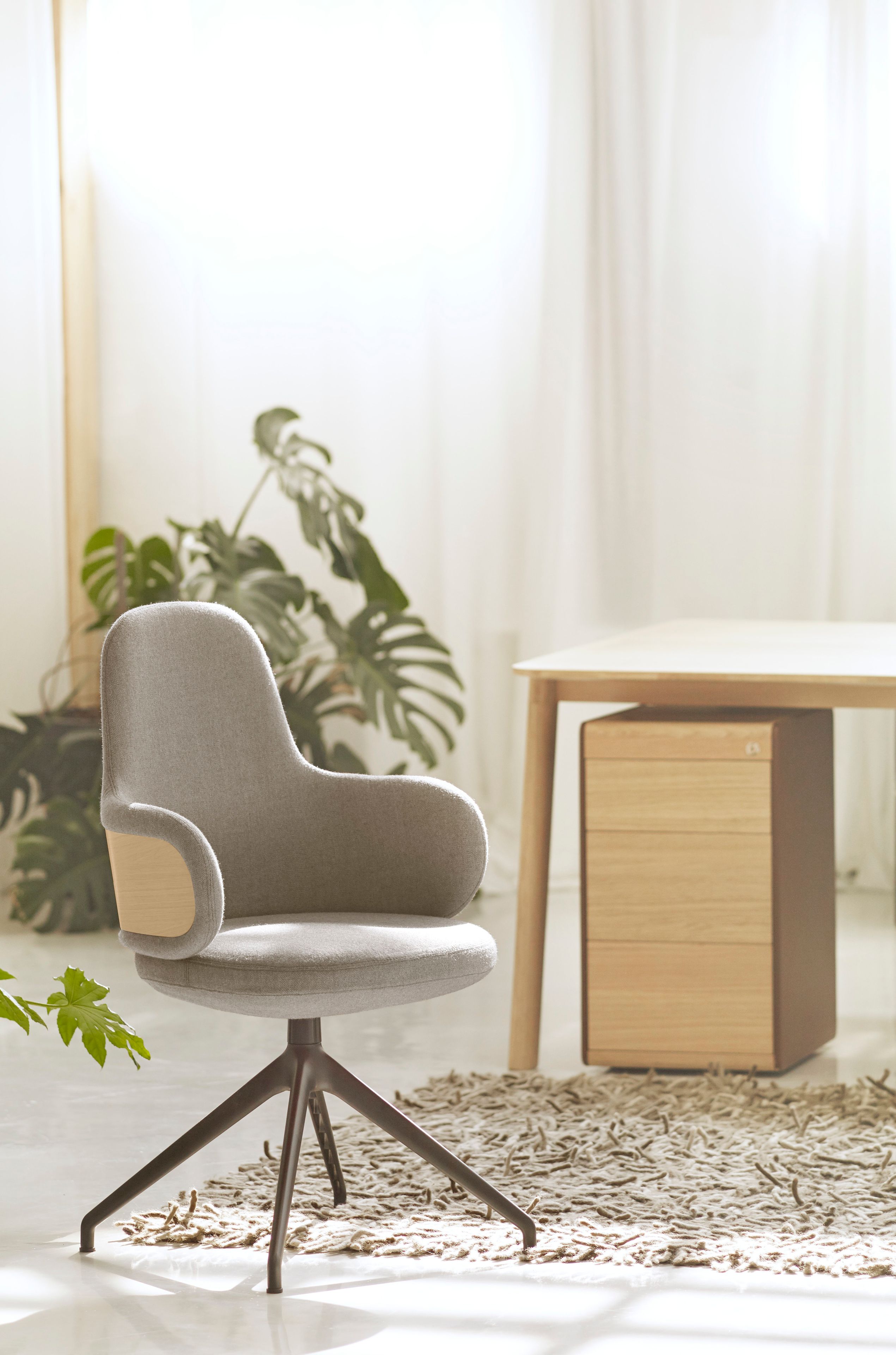 5-спицевое вращающееся офисное кресло с колесами ALKI LAN ARCH-00119942 - Вид №6